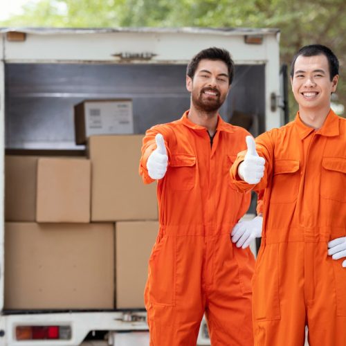young-delivery-men-showing-ok-sign-near-delivery-car_23-2148944557